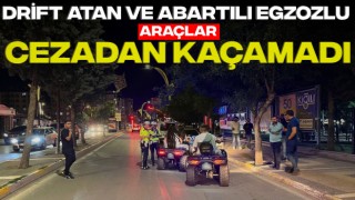 Drift Atan ve Abartı Egzozlu Araçlar Cezadan Kaçamadı