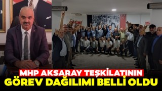 MHP Aksaray Teşkilatının Görev Dağılımı Belli Oldu