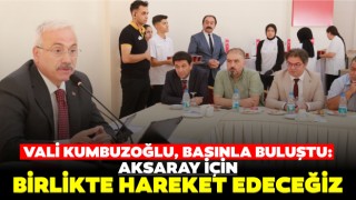 Vali Kumbuzoğlu, Basınla Buluştu: Aksaray İçin Birlikte Hareket Edeceğiz