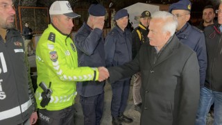 Aksaray Valisi Kumbuzoğlu Yeni Yıla Güvenlik Güçleriyle Girdi