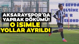 Aksarayspor'da Yaprak Dökümü! O İsimle Yollar Ayrıldı