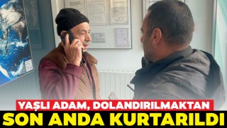 Yaşlı Adam, Dolandırılmaktan Son Anda Kurtarıldı