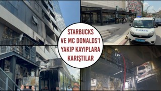 Starbucks Ve Ünlü Bir Fast Food Lokantasını Yakıp Kayıplara Karıştılar