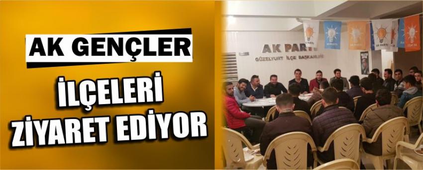 Ak Gençler İlçeleri Ziyaret Ediyor