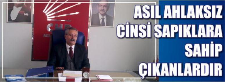 Asıl Ahlaksız Cinsi Sapıklara Sahip Çıkanlardır 