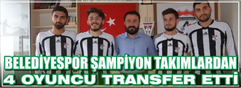 Belediyespor Şampiyon Takımlardan 4 Oyuncu Transfer Etti