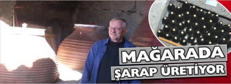 Mağarada Şarap Üretiyor