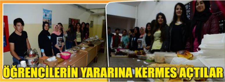 ÖĞRENCİLERİN YARARINA KERMES AÇTILAR