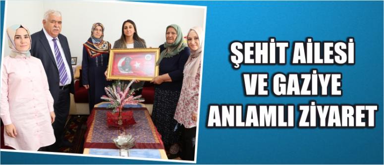  Şehit Ailesi Ve Gaziye Anlamlı Ziyaret