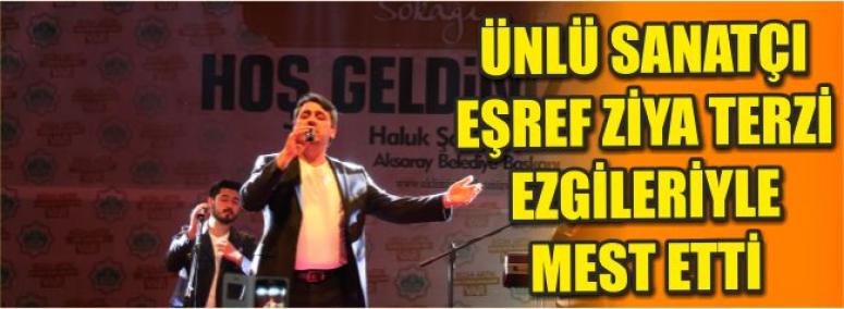 Ünlü Sanatçı Eşref Ziya Terzi Ezgileriyle Mest Etti 